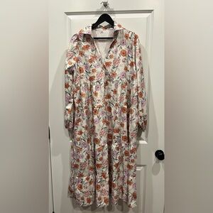 Floral Long Sleeve Dress